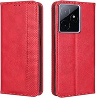 EASSGU Mobile Phone Case for Realme GT 7 / GT 7T (6.8 Inch) Flip Folio PU Leather Magnetic Switch Pr