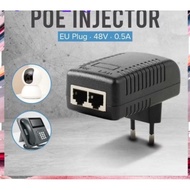 EU PLUG 48V 0.5A INJECTOR POE ADAPTOR - POE-4805
