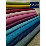 Kain Langsir Embossed Blackout 60" 150cm (0.5m/unit) *Eva* Kain Saja