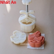 Khuôn Trung Thu lò xo cá vàng xòe đuôi đóng bánh từ 150gr - 180gr