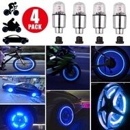4PCS LED Wheel Tyre Tire Valve Caps Light Bulb for Bike Car Motorcycle