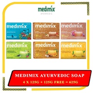 MEDIMIX Ayurvedic Soap 4 X 125g + 125g FREE = 625g