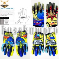 RIDING GLOVE MOTORCYCLE VR46 ROSSI THE SHARK THE DOCTOR SARUNG TANGAN UNISEX