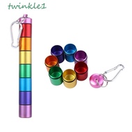 TWINKLE1 Pill Box Travel Waterproof Medicine Organizer Storage Container Keychain Vitamins Medicine Pill Box