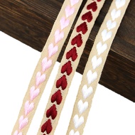 (10 Meter Pack/bag) 1cm Wide Valentine's Day Wedding Handmade Ribbon Combination Creates A Layered F