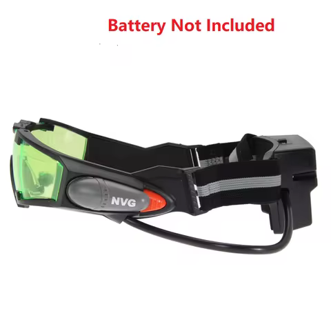 Night Vision Goggles Night Vision Glasses Adjustable Camping Gear Gadgets Light Up Green Goggles for