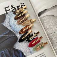 Ness Home Hair Clip Korean Acetate Hair Clip Seamless Hair Clip Side Bangs Clip Seamless Hair Clip F