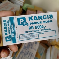CARCIS COUPON VOUCHER PARKING MOTORCYCLE CAR BUS TRUCK BOX
