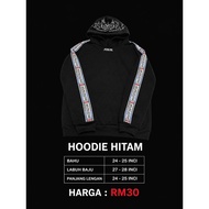 Hoodie Hitam Bar Code