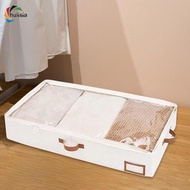 [chulisia] Storage Organizer for under Bed with Lid And Handles for Household Items