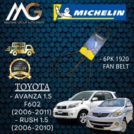 Michelin Belt Toyota Avanza 1.5 F602 (2006-2011) , Rush 1.5 (2006-2010) 6PK 1920 (Fan belt) Made in 