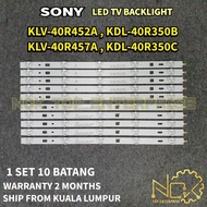 SONY KLV-40R452A KLV-40R457A KDL-40R350B KDL-40R350C KDL-40R457A TV LED BACKLIGHT BARU / NEW KLV40R4