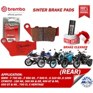 BREMBO ROAD SP SINTERED REAR BRAKE PADS for BMW F 750 GS S 1000 RR CFMOTO 150 NK 300 NK - 07BB02SP
