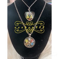 【Ready Stock】7 Chakra Reiki Healing Necklace Buddha Yoga Meditation Pendant Spiritual