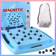 Magnetic Chess Game Magnetic Effect Chess Set Educational Magnetic Chess Game Portable Magnetic Chess Board Game for Family Gathering  SHOPCYC4981