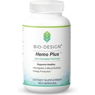 Hemo Plus - Iron Complex Formula - Highly Absorbable Blood Builder Supplement with Vitamin C, Folate