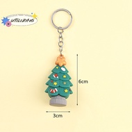 [UtilizingS] Christmas Series Santa Claus Christmas Tree Key Chains For Backpacks Pendant Cute Elk Doll Key Ring For Kids Friends Gift new