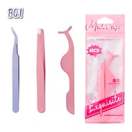 [Taiwan Seller] BQI False Eyelash Tweezers Grafting Eyelashes Dedicated Curler Bay Clip Straight Sma