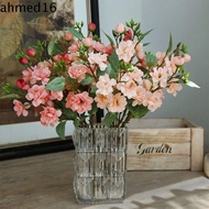 AHMED Artificial Flowers, Artificial Silk Cherry Blossoms, Flower Arrangements Multicolor Beautiful Pink Silk Flowers Wedding