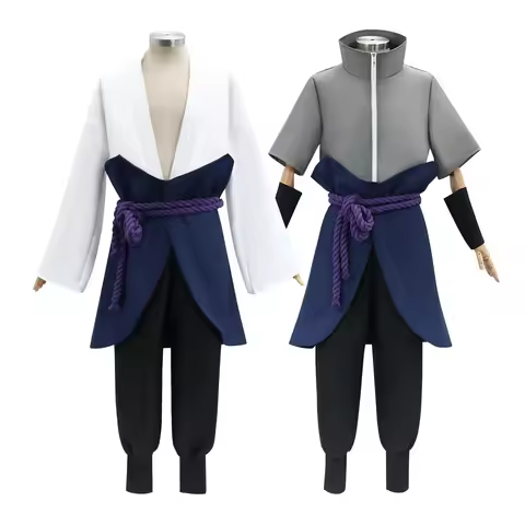 Anime Uchiha Sasuke cosplay costume wig anime set Halloween carnival party manga costume
