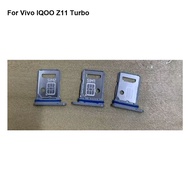 For Vivo IQOO Z11 Turbo Sim Card Holder Tray Card Slot For Vivo IQOO Z 11 Turbo Sim Card Holder Repl