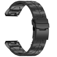Quick Fit 26mm สายนาฬิกาสแตนเลส For Garmin Fenix 8 AMOLED 47mm 51mm Mip 51mm Fenix 7 7X Pro 5Plus 6X