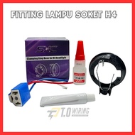 H4 Socket Lamp Fitting Suitable for All Types of H4 Biled