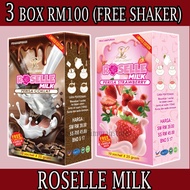 Roselle Milk Strawberry Chocolate Strawberry Fitbenj Mocha Drink Original Hq Harga Promosi Fibre Mea