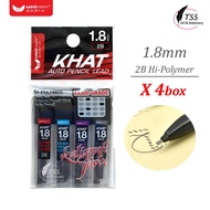 UNICORN Khat Pencil Lead 2B | 1.8mm (Value Pack) | Calligraphy lead | Jawi pencil lead refills | Uba