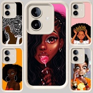 M-16 Brown WhiteGirl Casing for OPPO A3X A3 A79 A5 A5I Pro A5X 5G