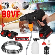 88VF Portable High Pressure Car Wash Spray Guns Cordless Water Jet Gardening Washing Machine AC 100-240V