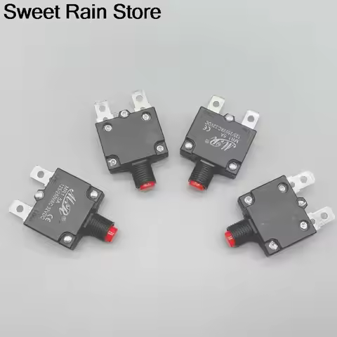 5pcs The circuit breaker 3A 4A 5A 6A 7A 8A 10A 12A 15A 16A 18A 20A 25A 30A Circuit Breaker Overload
