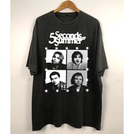 Vtg 5 Seconds Of Summer Band Cotton Black All Size For Men Shirt DI273