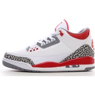 3a Generation 3 Katrina AJ3 white red cement Burst Crack men's basketball shoes 136064-116&&-&