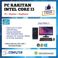 Paket PC Komputer Rakitan 1 set Lengkap Core i3-3220 Terlaris
