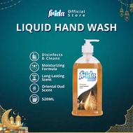 Frida Hand Wash Oriental Oud [520ml] Lasting Scent (Skin Hydration/Sensitive/Moisturising)