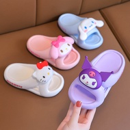 2024 Fashion Cartoon Sanrio Kuromi Kids Slippers Girls Summer Baby Slippers Bathing Non Slip Girls C