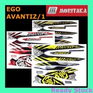 EGO Avantiz Model 1 Yamaha Sticker Body Stripe Moritaka Strike Motor Ego Avantiz/1