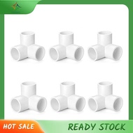 [In Stock] PVC Pipe Elbow 1 Inch 3 Way, DIY PVC Tee Elbow Fittings for PVC Pipe Connections,6PCS Easy Install