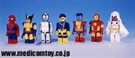 絕版收藏 KUBRICK MARVEL HEROS 美國超級英雄1 蜘蛛人 金鋼狼 銀色衝浪手 風暴女 鋼鐵人 全7種