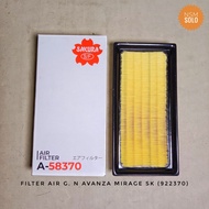 Air Filter Air Filter Air Filter Grand New Avanza, Mirage, Yaris, Sienta Sakura A58370