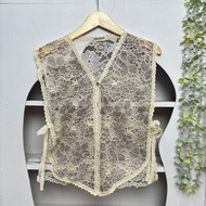 Delova Wardrobe - Hanum Vest Rompi Brukat Prada Modern Casual Modern Casual | Vintage Bordir Premium