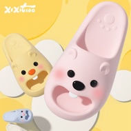 XIXITIAO Slippers Cute High-End Ladies Summer Soft Thick-Soled Fashionable One-Word