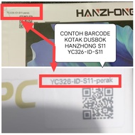 Touchscreen toskrin tablet pc HANZHONG S11 / YC326-ID-S11 mediatek original