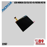 LCD NOKIA C3/E5/X2-01/N200/N210