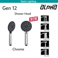 Alpha Water Heater Shower Head GEN 12 5 Speed Setting Extra Boost