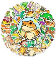 50 Packs Wall Lizard Stickers Water Bottles Laptop Phone Computer Guitar Skateboard Hydroflasks Geck