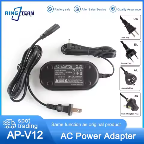 AP-V12 Power AC Adapter AP-V10U AP-V10 AP-V12U AP-V13U AP-V13 for JVC Camera Camcorder GR AX760 AX76
