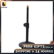 Welcomehome Asixxsix Desktop Microphone Stand Adjustable Height Metal Mic with Weighted Base & Anti 