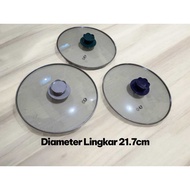 GLASS POT LID DIAMETER 21.5CM CLEAR GLASS POT LID 21.5 CM
